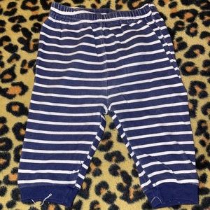 Stripped pants with monkey